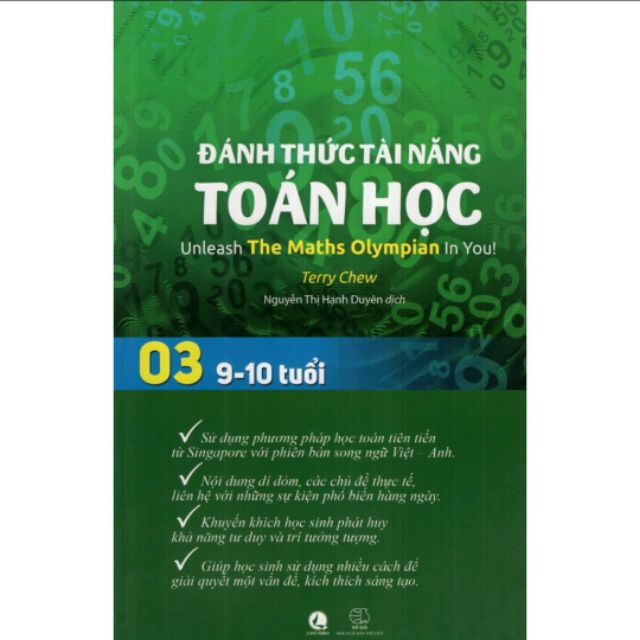 Sách - Đánh Thức Tài Năng Toán Học - Quyển 3 (9-10 Tuổi)