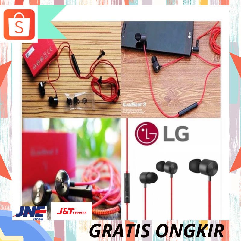 Tai Nghe Nhét Tai Lg Quadbeat 3 Le630 G4 / G3 Chất Lượng Cao