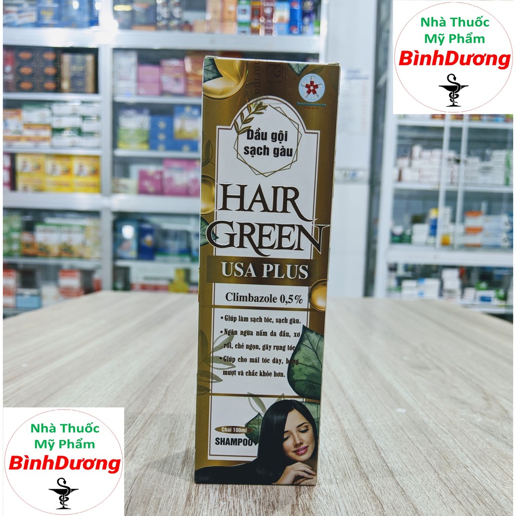 Dầu Gội Hair Green - Trị Gàu, Trị Nấm Da Đầu, Ngăn Rụng Tóc [CHÍNH HÃNG] - FreeShip