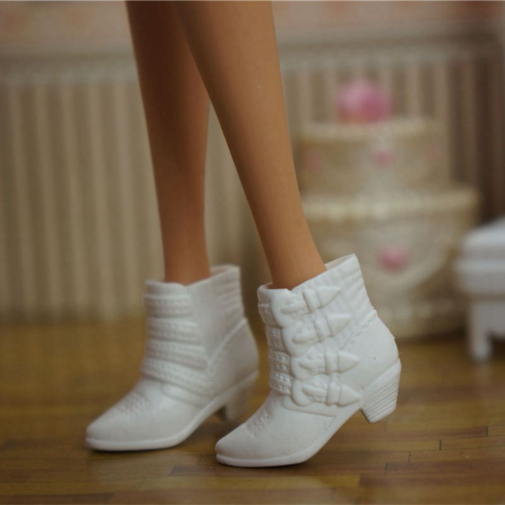 Giày bốt nhựa cổ cao 2.2cm 22 kiểu siêu anh hùng nhiều màu tùy chọn thời trang cho búp bê