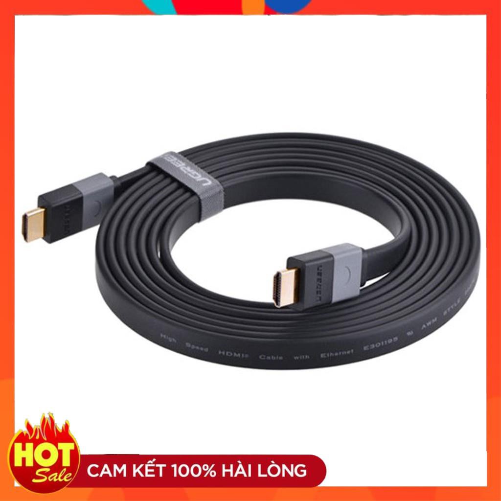 [Chính Hãng] Cáp HDMI 1.4 Ugreen 30108 1m (Dẹp) - Hàng Chính Hãng bảo hành 18 tháng