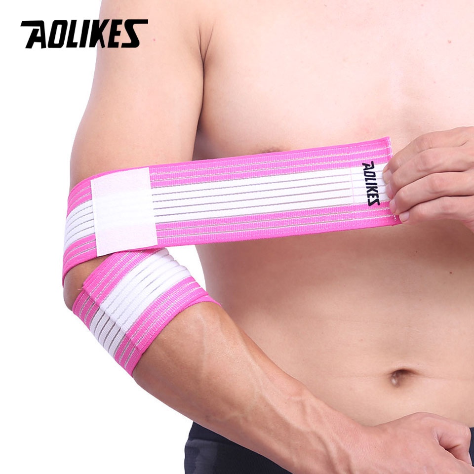 Đai quấn bảo vệ khuỷu tay Aolikes chuyên dụng cho tập nâng tạ cỡ 70cm