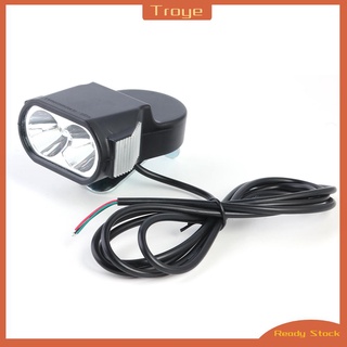 Đèn pha led 36v 48v 60v gắn còi xe đạp điện / xe máy điện