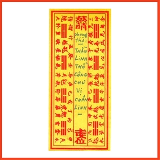 Tờ dị hiệu bát hương thờ cúng thần linh, gia tiên