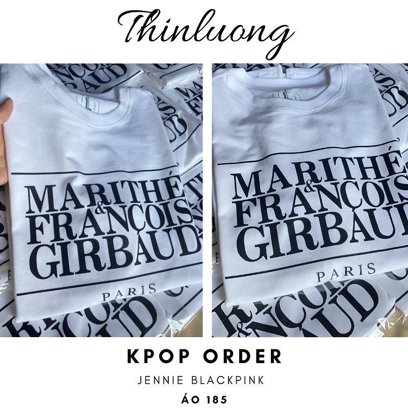 Áo thun babytee Jennie Blackpink tay lỡ nam nữ unisex màu trắng form rộng A6
