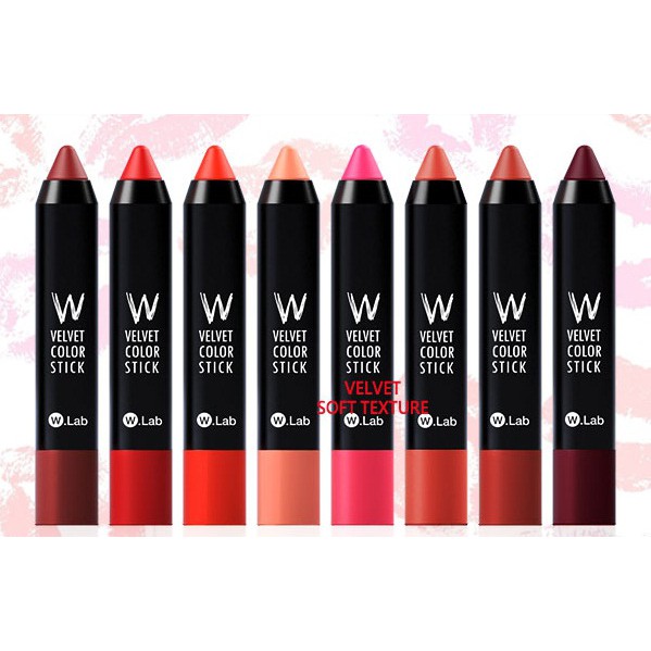 Son bút chì W.Lab Velvet Color Stick Hàn Quốc 30g