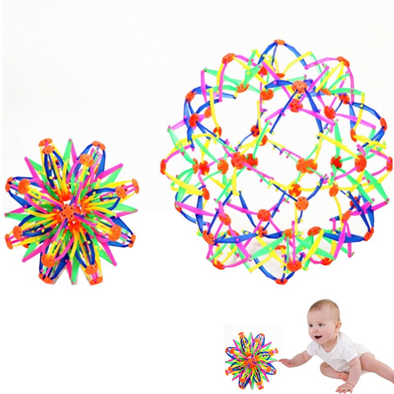 Quả bóng màu thần kì có thể xếp lại