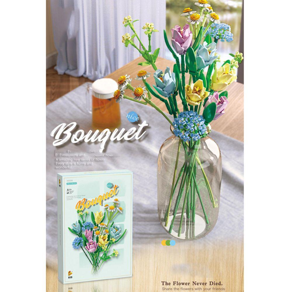 Đồ Chơi Lắp Ráp Hình Hoa Hồng Ba Chiều Sáng Tạo