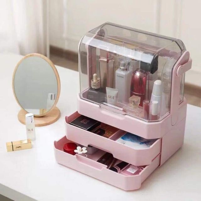 Kệ mĩ phẩm có nắp đậy