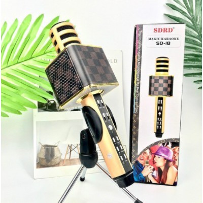 [Mã ELHACE giảm 4% đơn 300K] Micro Karaoke Bluetooth SD18 chính hãng âm thanh vang