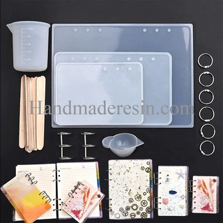 A5 A6 A7 Notebook - Bộ dụng cụ làm sổ tay Resin Handmade