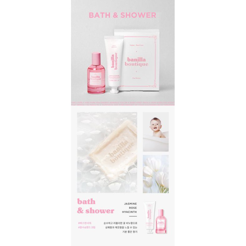 Set nước hoa Banilla Boutique EDT 40ml và kem dưỡng da tay 50ml của Ma:nyo Factory | BigBuy360 - bigbuy360.vn