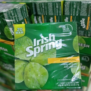Xà bông cục diệt khuẩn Irish Spring Deodorant Soap Original 113g