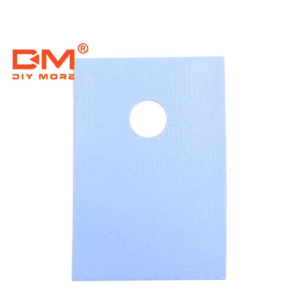 100 Miếng chèn cách nhiệt DIYMORE bằng silicon To-220 chuyên dụng dành cho Cpu Gpu
