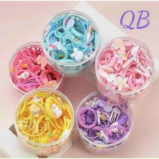 Sale sập sàn - Chun buộc tóc 5 màu cho bé yêu