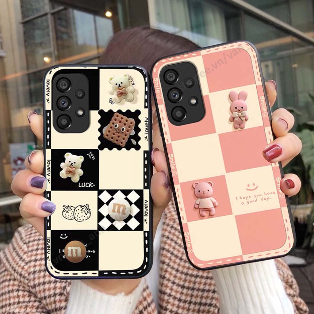 Ốp lưng Samsung A13 / A23 / A33 hình gấu, kẹo dễ thương cute
