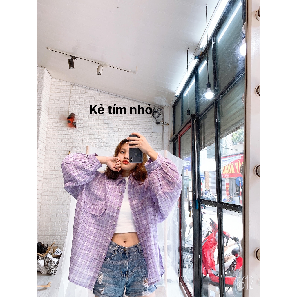 Áo sơ mi tay phồng ( đèn lồng - ảnh thật mẫu mặc) | BigBuy360 - bigbuy360.vn