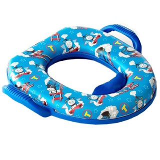 Đệm lót bồn cầu cho bé (xanh)