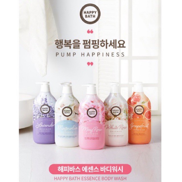 Sữa tắm Hàn Quốc HAPPY BATH Body wash / 900ml