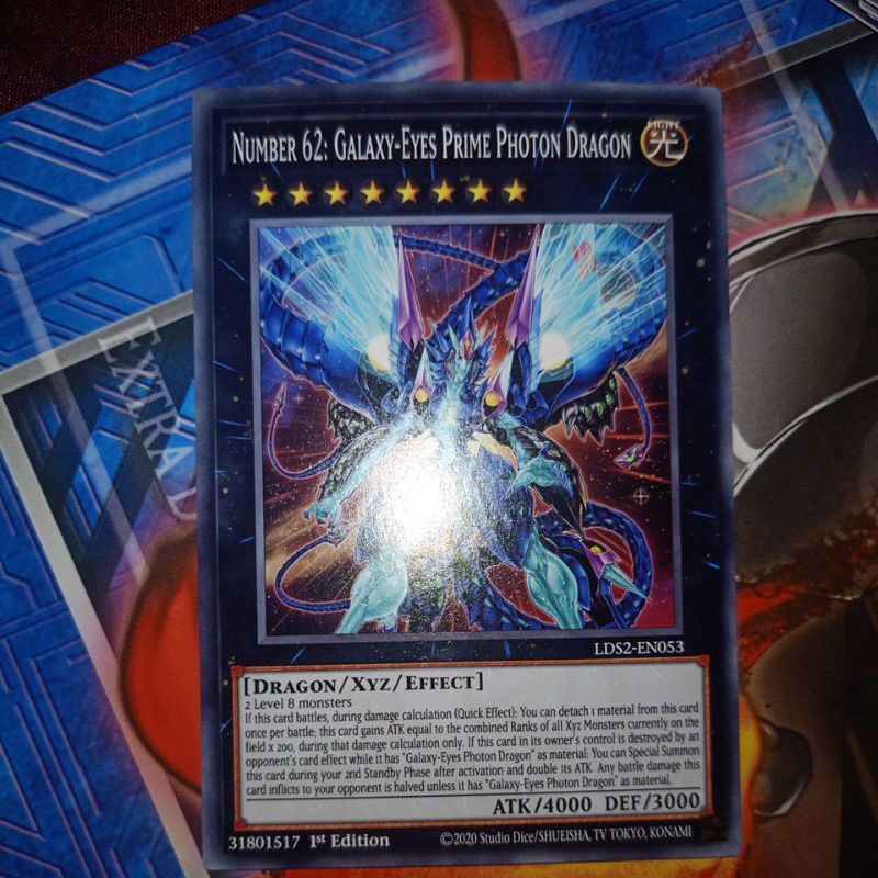 Tên thẻ bài yugioh: Number 62: Galaxy-eyes prime photon dragon