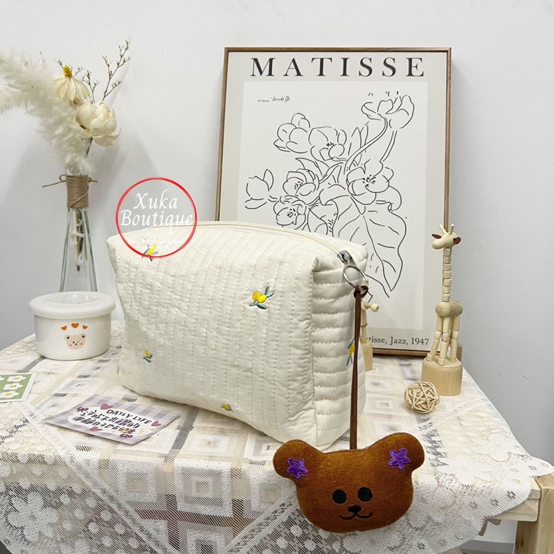 Name Tag Gấu Treo Cặp Cho Bé / Móc Treo Túi Đi Học Cho Bé