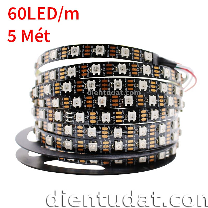 Dây LED RGB 5050 SMD WS2812B - 60 Led/M