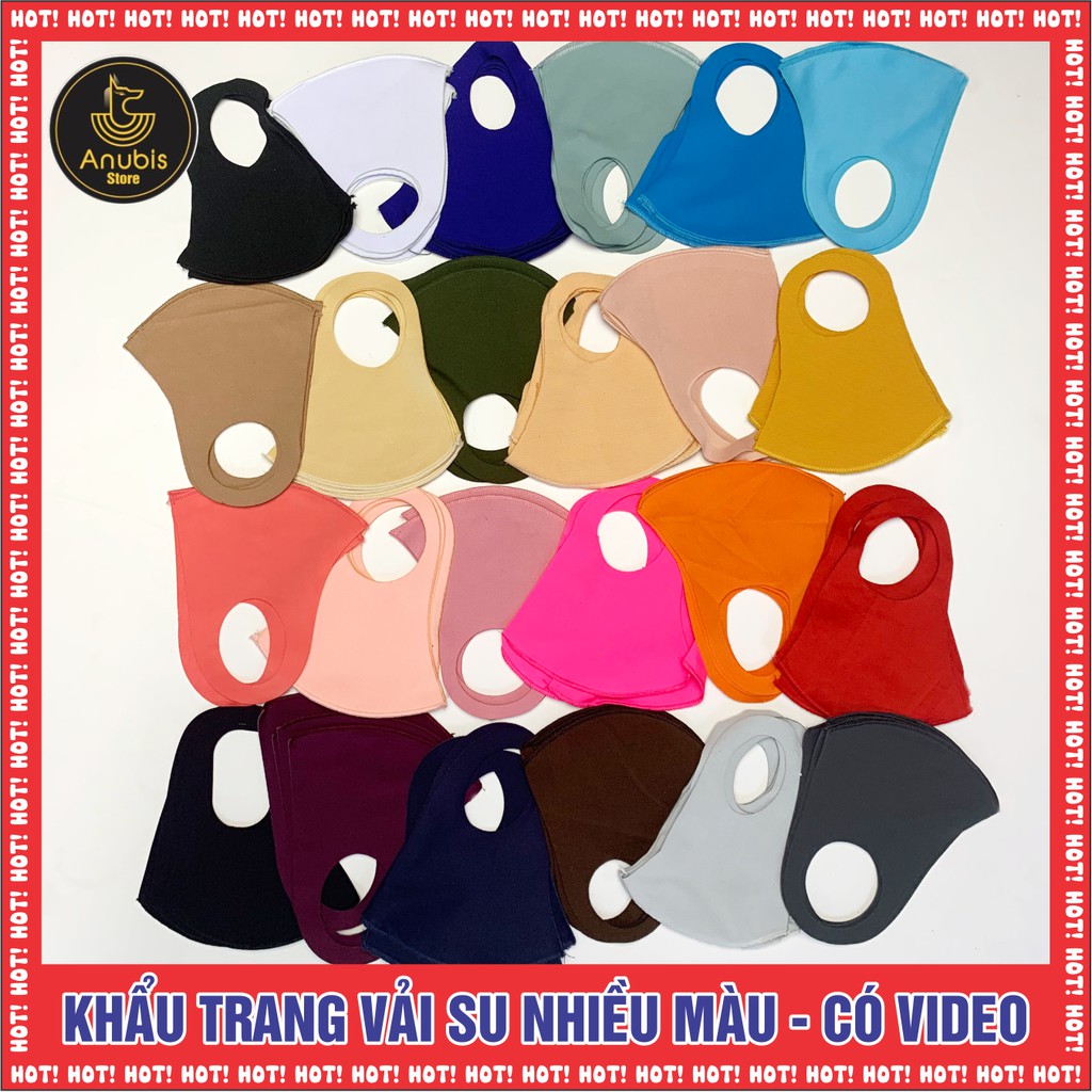 KHẨU TRANG VẢI SU 3D CÓ VIDEO KÈM THEO