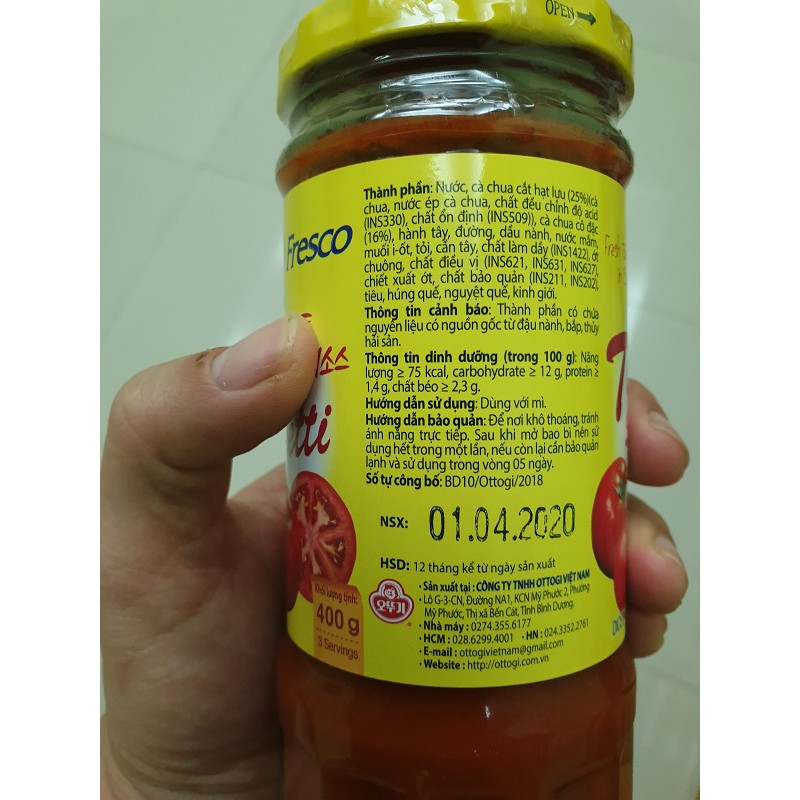 Sốt Spaghetti Ottogi 400G