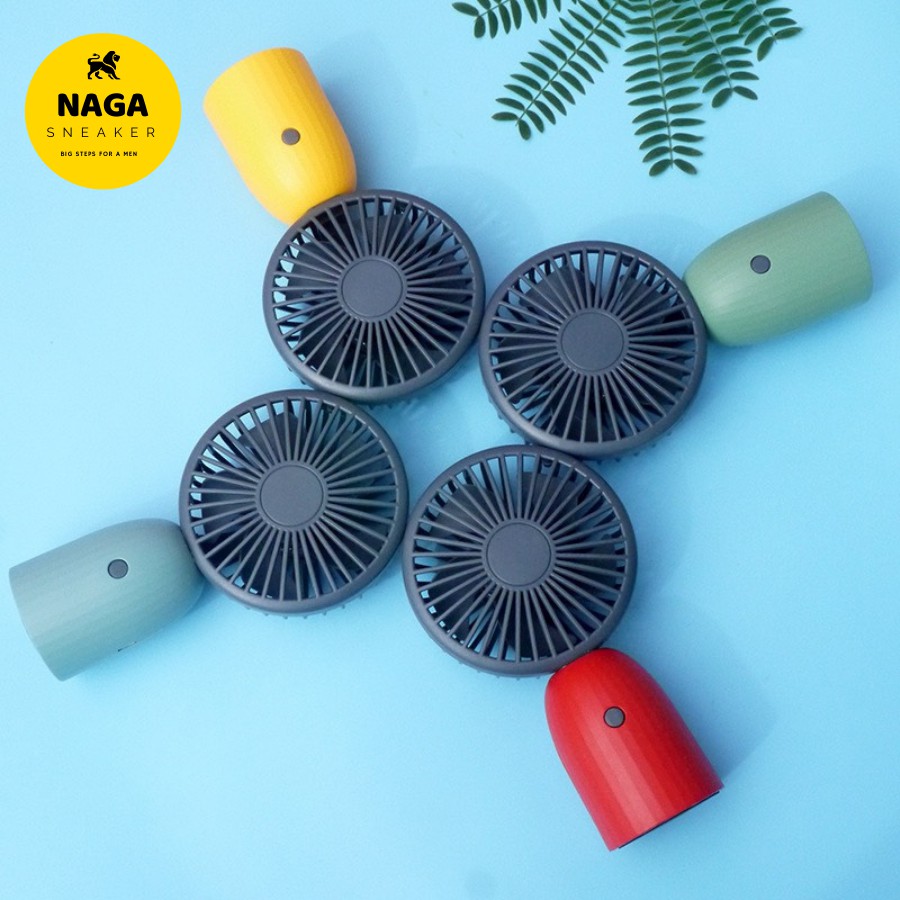 Quạt Mini Cầm Tay Mini FAN 3 cấp độ, gió mạnh pin lâu thiết kế đẹp chắc chắn