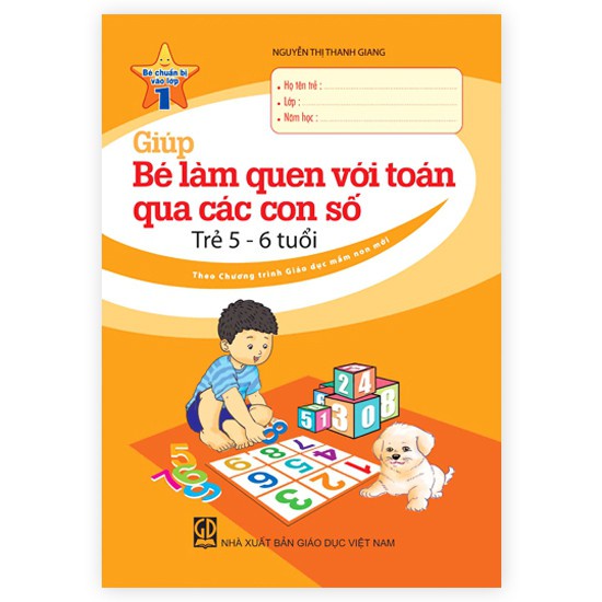 Sách - Giúp bé làm quen với toán qua các con số