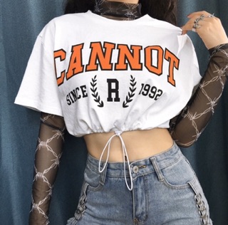 Áo kiểu dây rút cannot