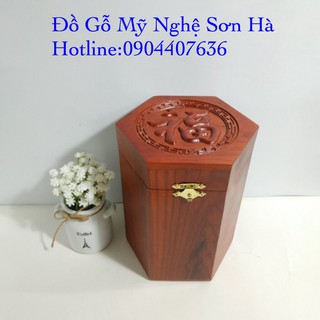 HỘP ĐỰNG TRÀ GỖ HƯƠNG