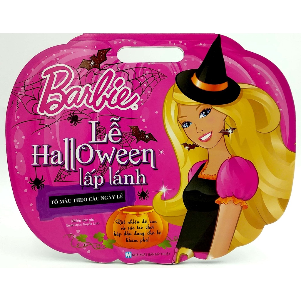Sách - Barbie Lễ Halloween Lấp Lánh - Tô Màu Theo Các Ngày Lễ