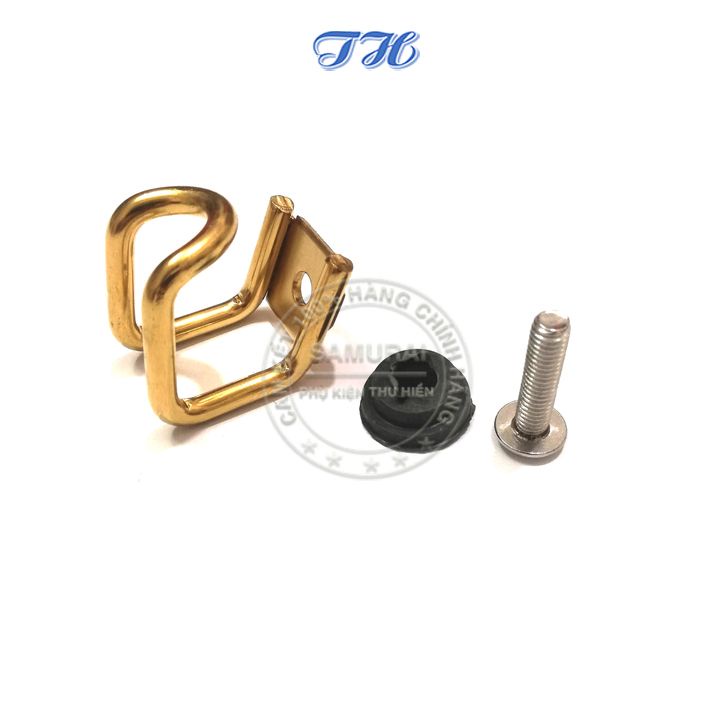 Móc Treo Đồ Gắn Xe Máy U Ngắn Màu Vàng Siêu Bền