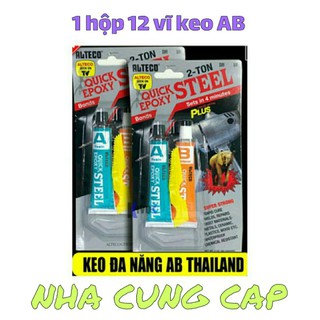1 HỘP 12 VĨ KEO AB THÁI LAN