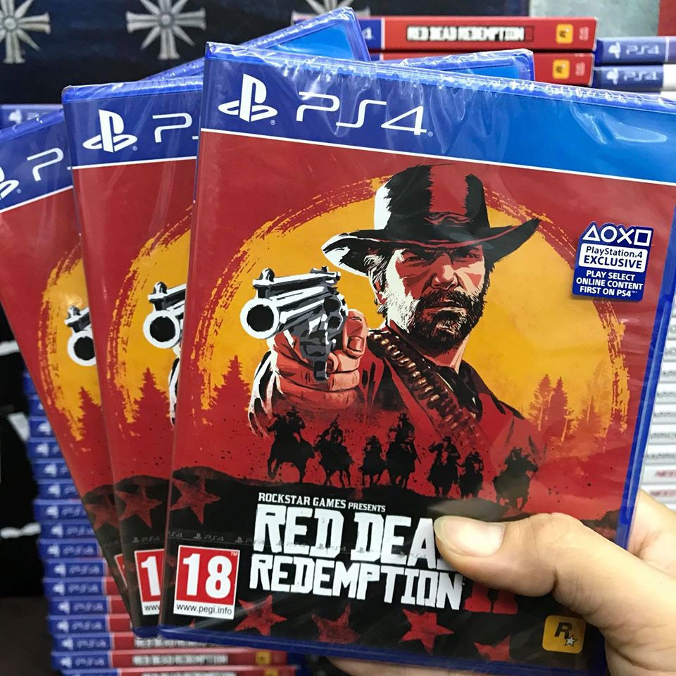 [Freeship toàn quốc từ 50k] Đĩa Game PS4: Red Dead Redemption 2