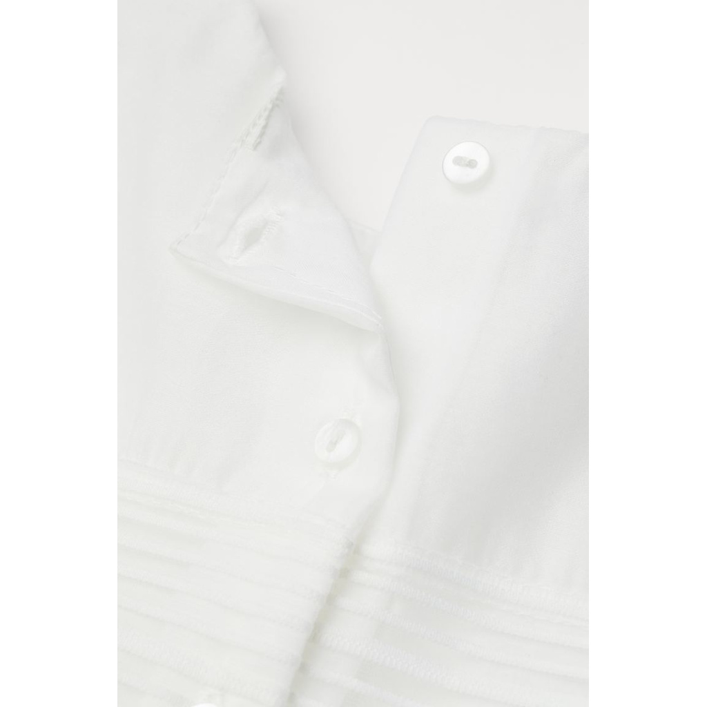 Váy xoè tutu trắng hoa eo HM H&M_hàng chính hãng authentic