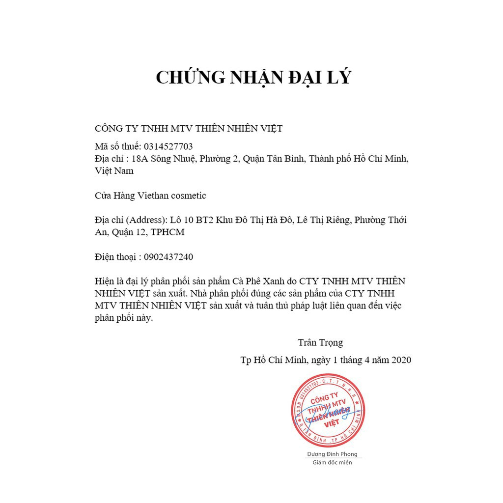 [New]  Cà Phê Xanh Thiên Nhiên Việt (Hộp 30 gói) | BigBuy360 - bigbuy360.vn