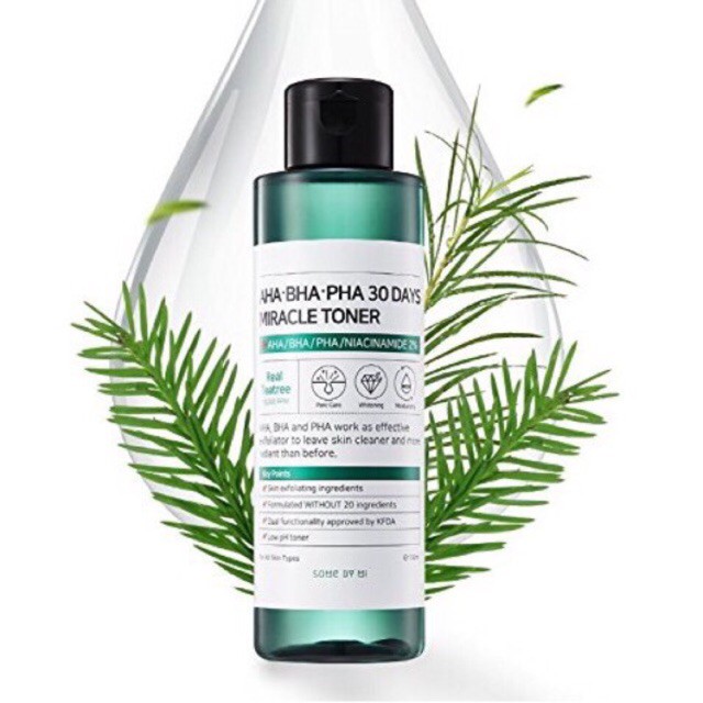 Nước Hoa Hồng Some By Mi AHA-BHA-PHA 30 Days Miracle Toner - 150ml