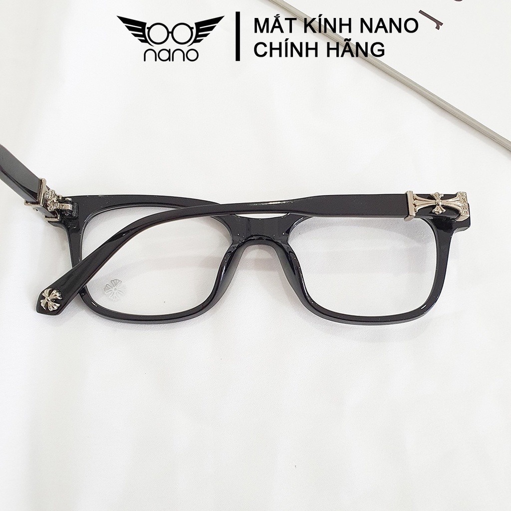 Gọng kính cận vuông nam nữ, kính gọng đen MKSV 2273 Chrome Hearts phong cách hàn quốc thời trang chính hãng