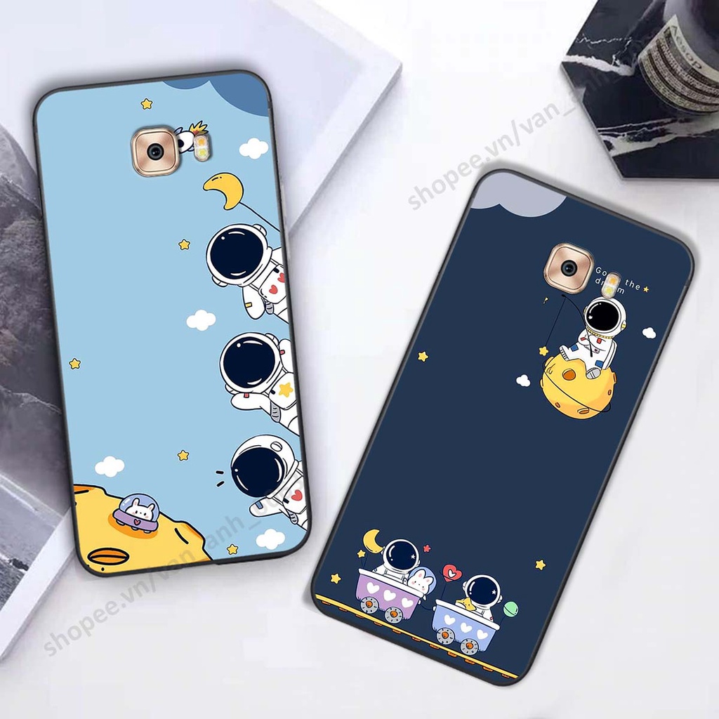 Ốp Samsung C9 Pro hình bầu trời, phi hành gia đẹp, ốp lưng điện thoại samsung galaxy viền dẻo cao cấp