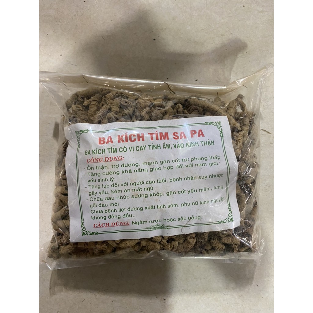 [Xả kho] 1kg Ba kích tím khô SAPA Lào Cai đã rút lõi