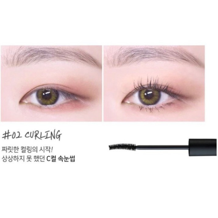 Mascara Chuốt Mi Dày Và Cong Tự Nhiên Karadium On The Top Fiber Mascara 10ml A143