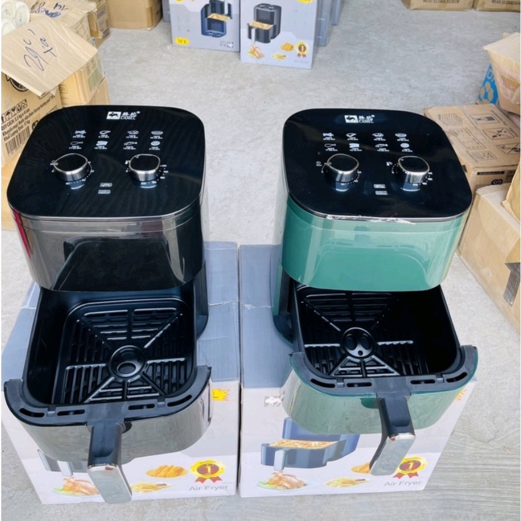 [ Bảo hành 6 tháng ] CAMEL 8L _ Nồi chiên không dầu cơ 1500W , Thiết Kế Mới 2022.