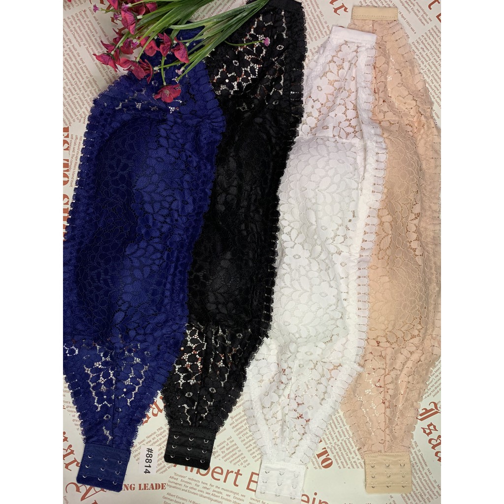 Bra ren ống cài sau nhiều màu 8814