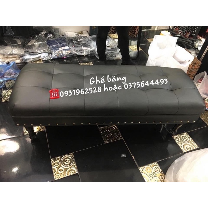 Ghế băng chờ bọc Da