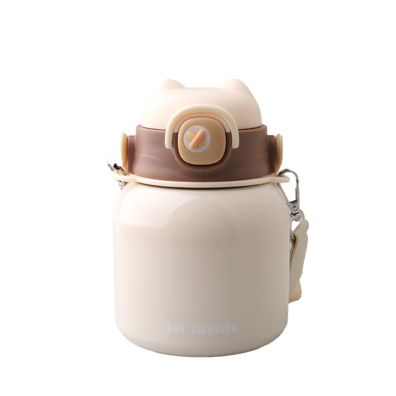 Bình Nước Giữ Nhiệt Dung Tích Lớn 316 Thiết Kế Dễ Thương Cho Bé Gái