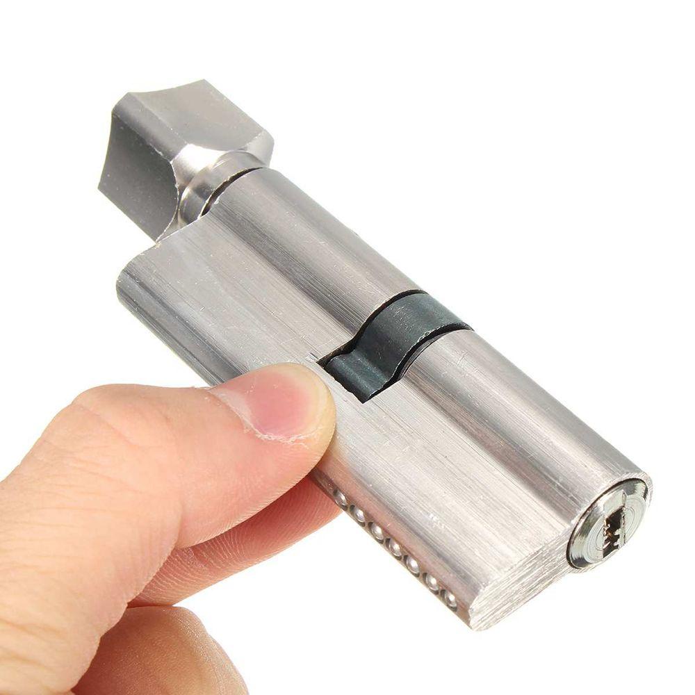 Ổ Khóa Chống Trộm Bằng Hợp Kim Nhôm Hình Trụ 70mm Kèm 3 Chìa Khóa