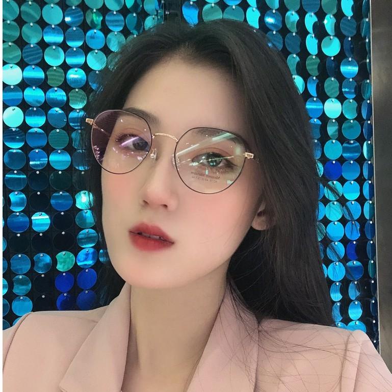 Gọng kính titianium memory 8008 thời trang cao cấp nam nữ siêu nhẹ siêu bền OURESS