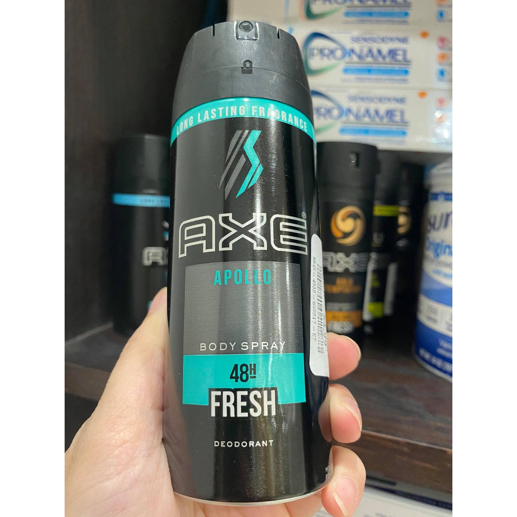 Xịt khử mùi AXE APOLLO toàn thân cho nam (150ml) nhập khẩu Mỹ